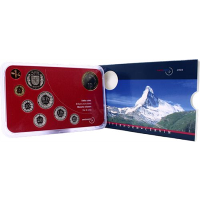 Schweiz-18,86 Franken-2004-Stgl-Matterhorn-RS