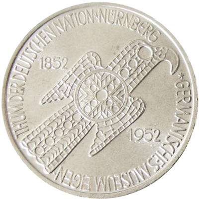 BRD-5DM-1952-AgVz-GermanischesMuseum-RS