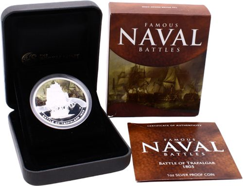Cook Islands-1 Dollar-2010-AGpp-Battle of Trafalgar-RS