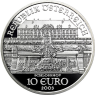 Österreich-10-Euro-2003-Silber-PP-Schloss-Hof-RS