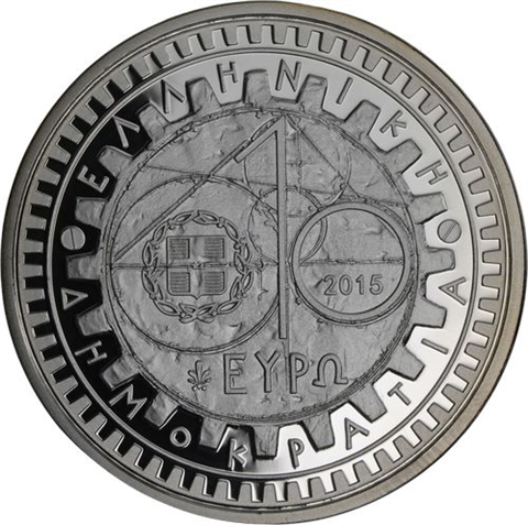Griechenland-10 Euro-2015-AGpp-Archimedes-RS