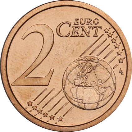 Vatikan 2 Cent Papst Wappen 2017
