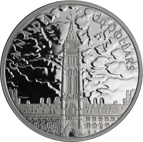 Kanada-20 Dollar-2019-AGpp-Lichter des Parlaments-RS
