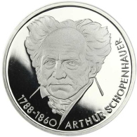 Deutschland 10 DM Silber 1988 PP 200. Geburtstag von Arthur Schopenhauer I