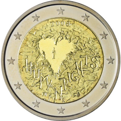 Finnland 2 Euro 2008 PP Menschenrechte-I