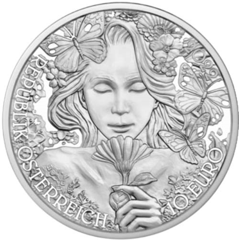 Österreich-10Euro-2022-AGPP-Ringelblume-VS