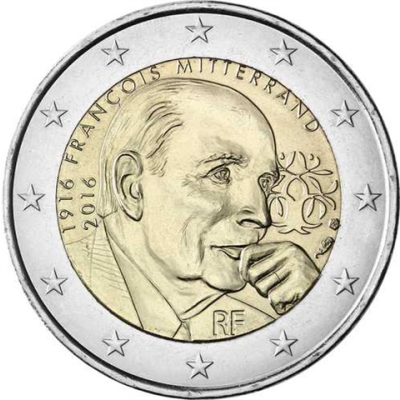 Frankreich 2 Euro 2016 bf. Mitterrand