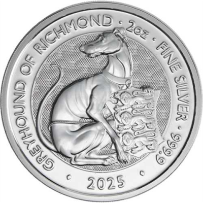 Großbritannien-5 Pfund-2025-AGstgl-Greyhound-RS