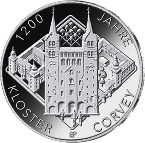 Deutschland--20Euro-2022-AG-Kloster-Corvey-Rolle