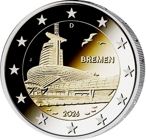 Deutschland-2Euro-2026-bfr-Klimahaus®-Bremerhaven-8°-Ost-MzzD-RS 