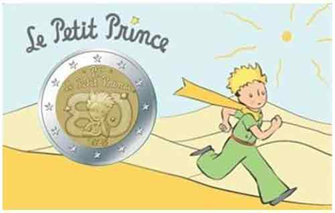 Frankreich-2Euro-2026-Stgl-CoinCard-Gelb-DerKleinePrinz-RS