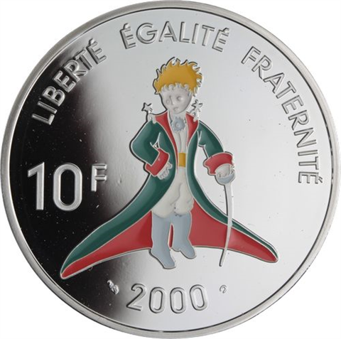 Frankreich-10 Franc-2000-AGpp-Antoine SaintExupery-RS
