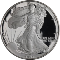 USA-1 Dollar-1993-AGpp-Silver Eagle-RS