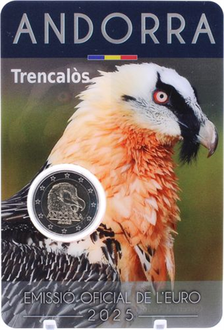 Andorra-2 Euro-2025-Stgl-Bartgeier-Coincard-RS