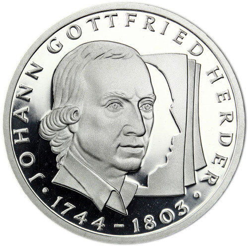 Deutschland 10 DM Silber 1994 PP 250. Geburtstag von Johann Gottfried Herder