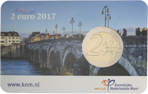 Niederlande-2Euro-2017-bfr-WillemAlexander-MzzServatiusBrückecc-VS