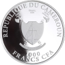 Kamerun-1000 Francs-2012-AGpp-Drache-vergoldet-VS