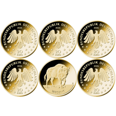Deutschland-20Euro-2026-AuStgl-Wisent-MzzADFGJ