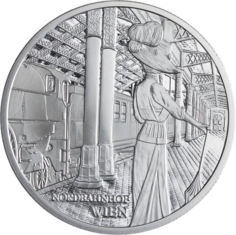 Österreich-6x20Euro-2007-2009-AGpp-Eisenbahn-EtuiI
