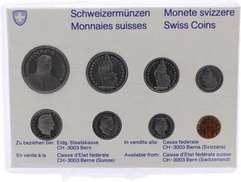 Schweiz-8,88 Franken-1976-bfr-KMS-Blister-RS