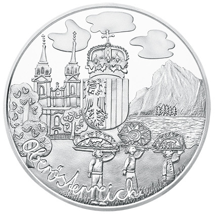 Münze Österreich 10 Euro Oberösterreich