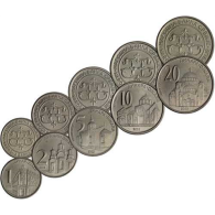 Serbien-1-20 Dinara-2003-bfr-Münzsatz