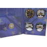 Mix-5xMedaillen-2002-10 Jahre Euro-Folder I