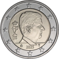 Belgien-2 Euro-2025-Kursmünze-RS