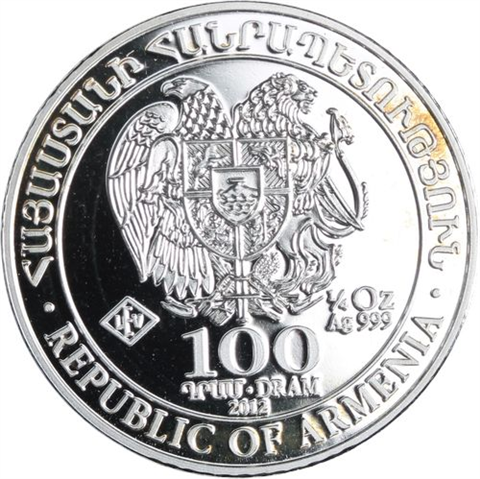 Armenien-800 Dram-2012-AGpp-Arche Noah-Etui