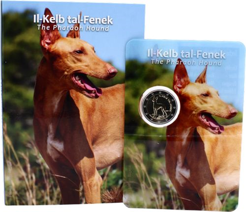 Malta-2 Euro-2026-Stgl-Pharaonenhund-Coincard