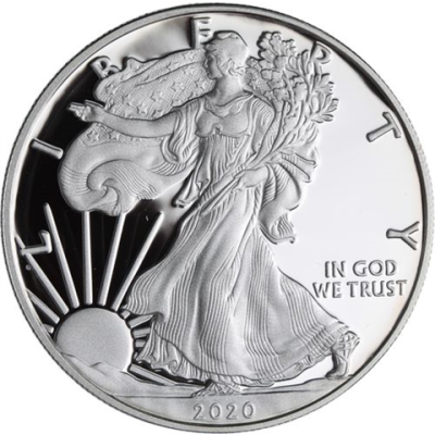 USA-1 Dollar-2020-AGpp-Silver Eagle-RS
