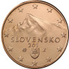 Slowakei 5 Cent 2014 bfr. Gifpel der Berges Kriva´n, Hohe Tatra