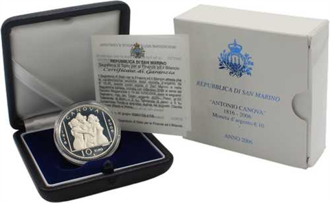 San Marino-10Euro-2006-PP-Canova-RS