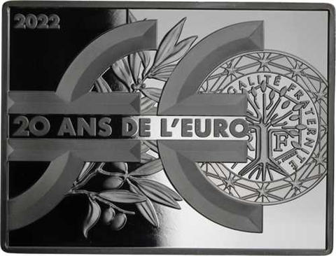 Frankreich-10 Euro-2022-AGpp-20 Jahre Euro-RS