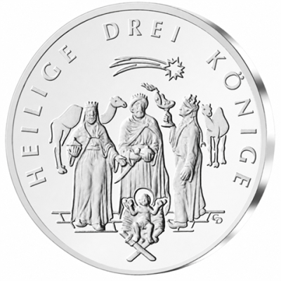 Deutschland-50Euro-2025-Silber-Stgl-Heilige-Drei-Könige-RS