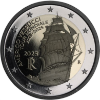 Italien-2 euro-2025-PP-Segelschiff-RS