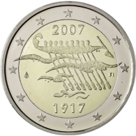 Finnland 2 Euro 2007 Unabhängigkeit-I