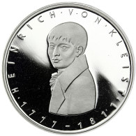 Deutschland 5 DM Silber 1977 PP Heinrich von Kleist in Münzkapsel