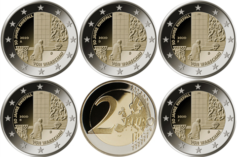 Deutschland-5-x-2-Euro-2020-Stgl-Kniefall-von-Warschau-shop