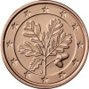 Deutschland 5 Euro-Cent 2016 Kursmünze mit Eichenzweig