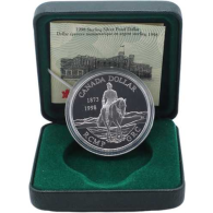Kanada-1Dollar-1998-AGpp-Mounten Polizei-Etui