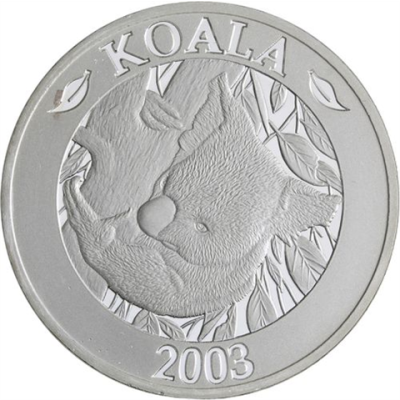 Australien-1 Unze-2003-AGstgl-Koala-RS