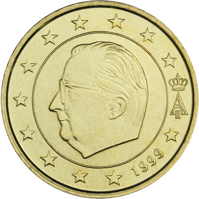 Belgien 50 Cent 1999 bfr. König Albert II.