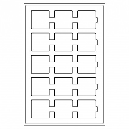 320714 - Münztabelaus TAB 15 Fächer 