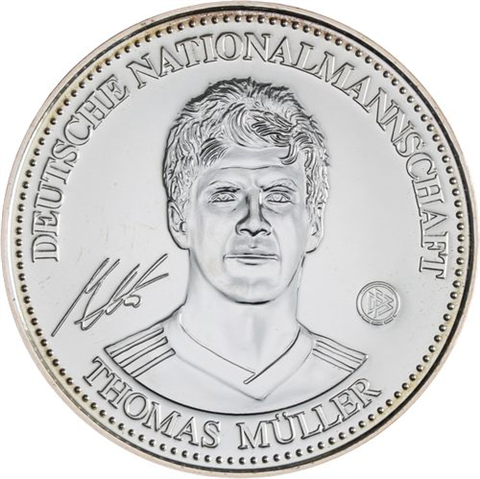 Set I+II Silber-Gold-Gedenkprägungen-der-Nationalmanschaft-2014