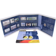 Deutschland-2Euro-Briefmarken-2021-Magdeburger Dom-Folder