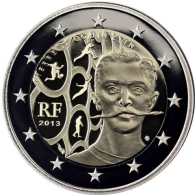 Frankreich-2Euro-2013-PP-Baron-Pierre-de-Coubertin-RS
