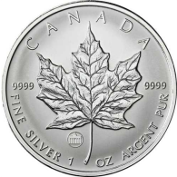 Kanada 5 Dollars 2009 frostet Maple Leaf mit Privy Mark Brandenburger Tor I