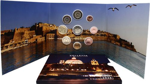 Malta-5,88 Euro-2026-Stgl-KMS Valetta-Folder