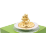 Ruanda-1000 FRW-2015-AGstgl-vergoldet-3D-Panda-RS